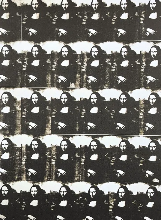 Andy Warhol - 30x Mona Lisa 45/100 - edice Leo Castelli s certifikátem
