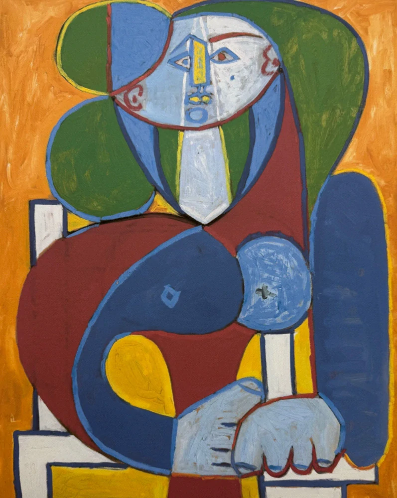 Pablo Picasso - Portrait of Françoise 75/200 - signováno, s certifikátem, 50x70 cm