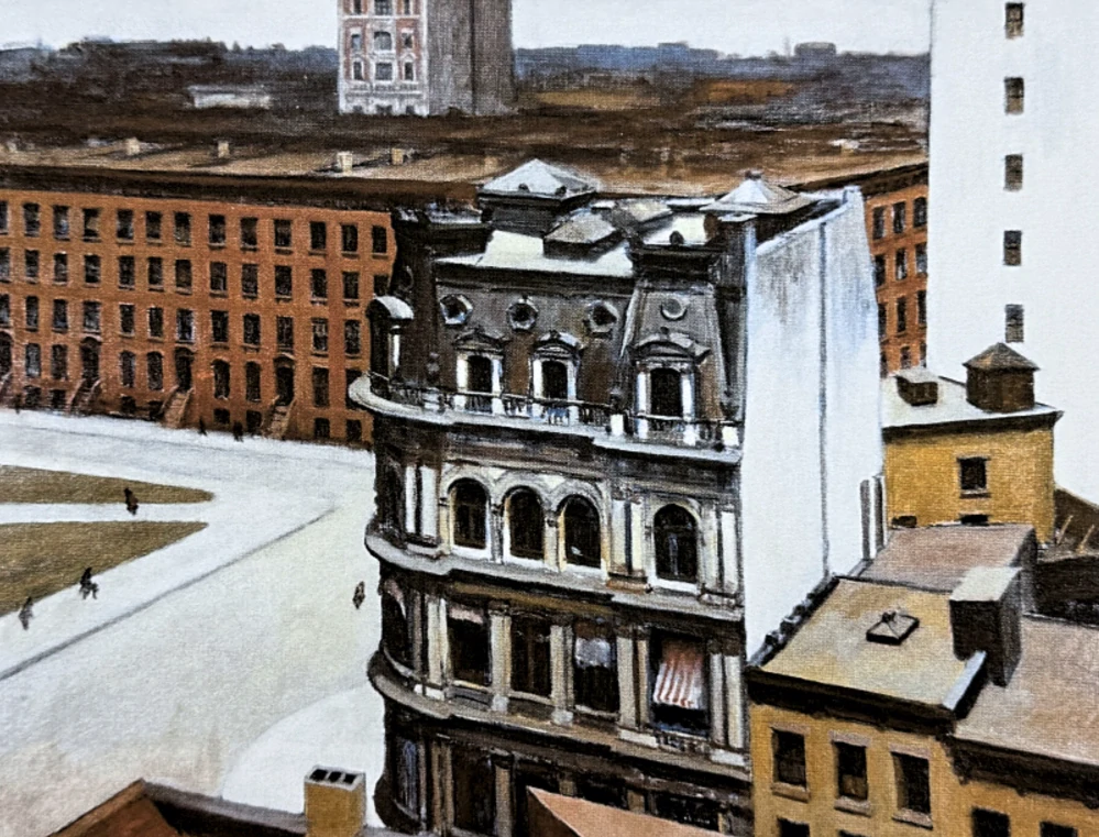Edward Hopper - The City 73/150 - limitovaná edice, s certifikátem, 38x57 cm