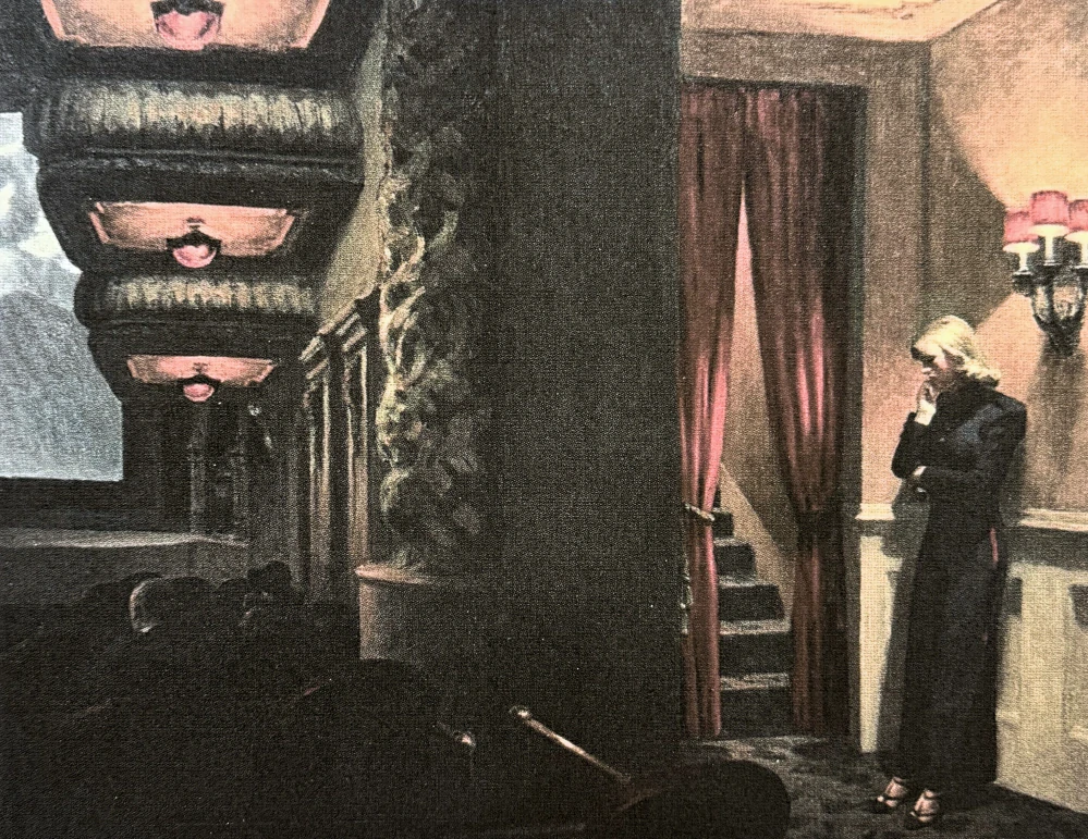Edward Hopper - New York movie 60/150 - limitovaná edice, s certifikátem, 38x57 cm
