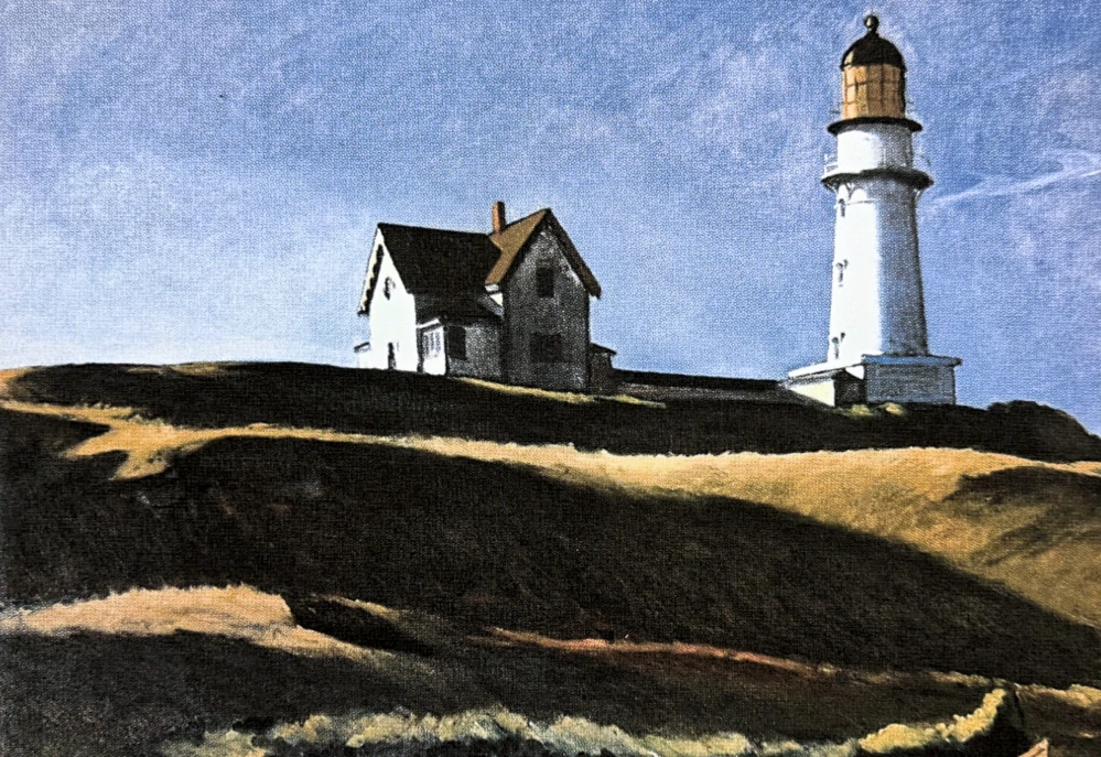 Edward Hopper - Lighthouse Hill II 98/150 - limitovaná edice, s certifikátem, 57x38 cm