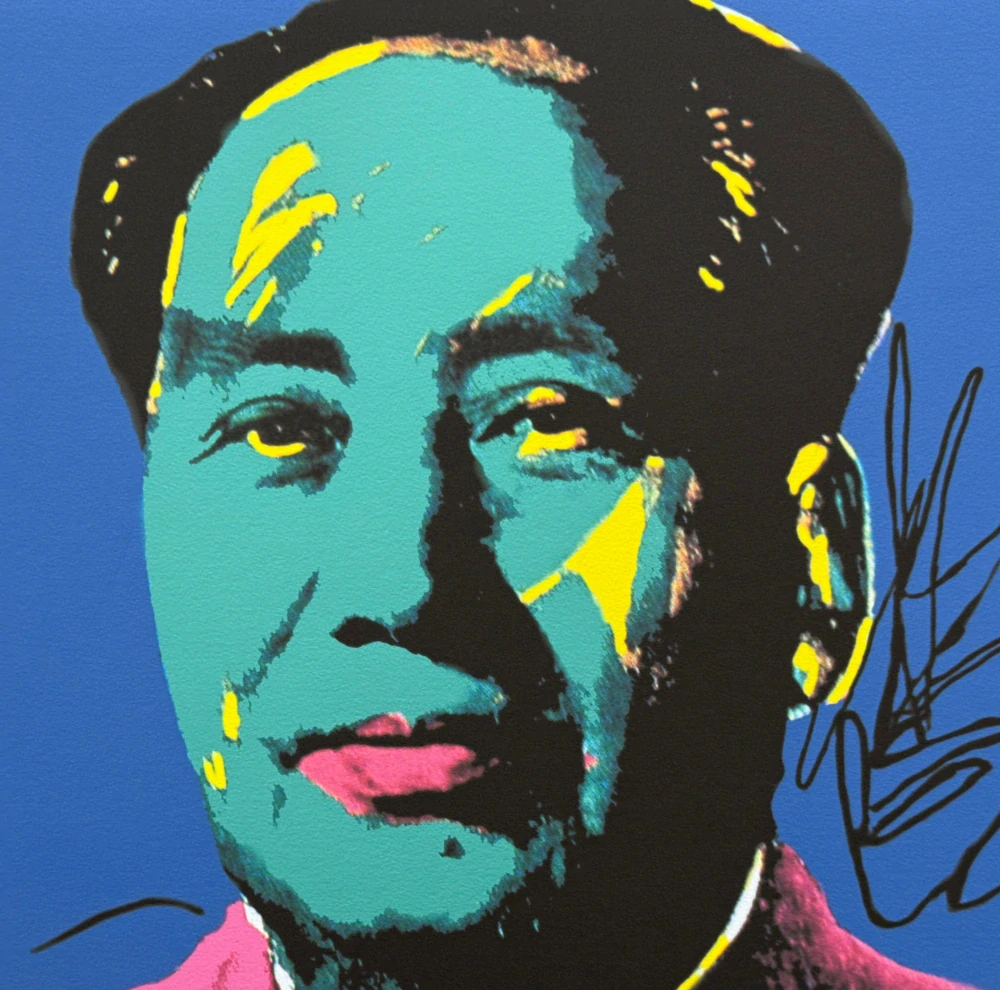 Andy Warhol - Mao Ce Tung I x/2400 - 60x60 cm, limitovaná edice CMOA s certifikátem
