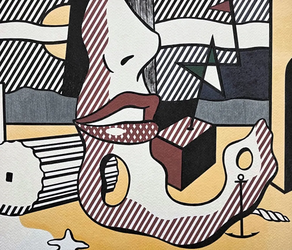 Roy Lichtenstein - Face - signováno, 35x50cm, limitovaná edice 73/150