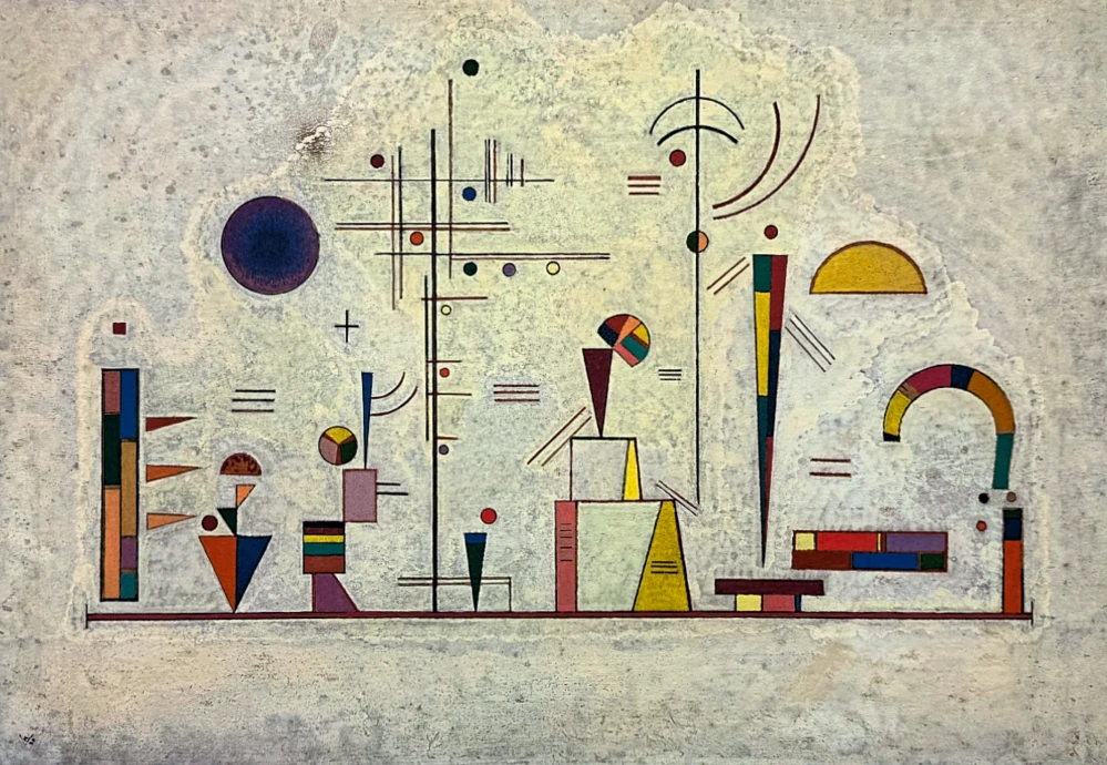 Wassily Kandinsky - Points - x/300 - signováno, číslovaná edice, 65x50 cm