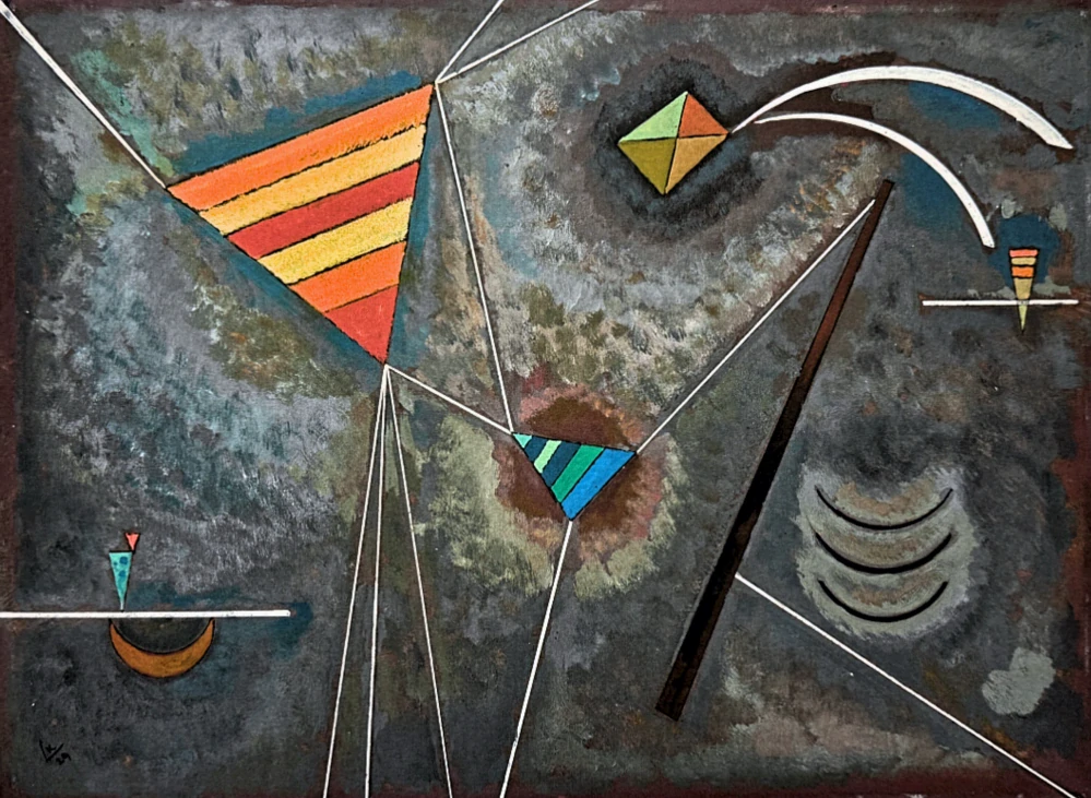 Wassily Kandinsky - In The Black Square - x/300 - signováno, číslovaná edice, 65x50 cm