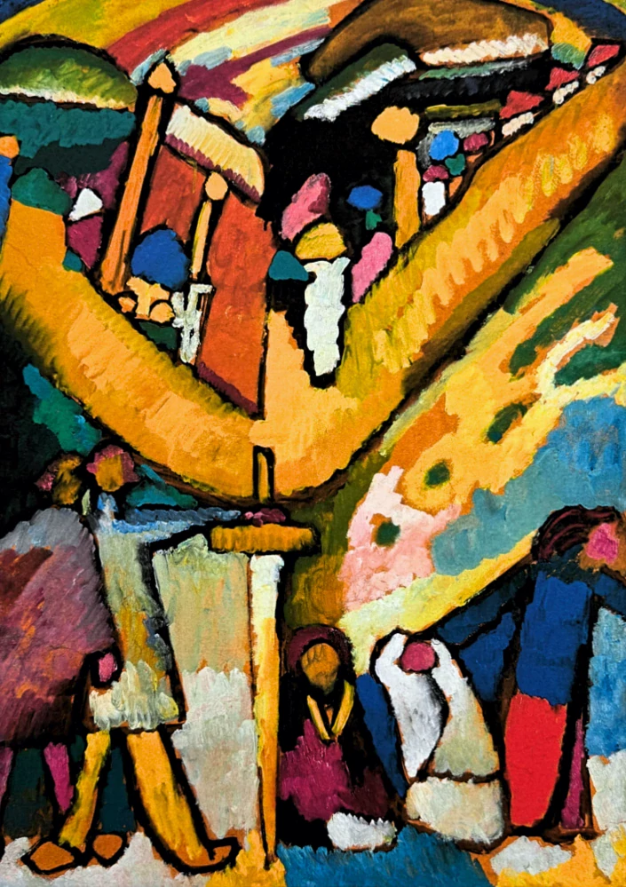 Wassily Kandinsky - All Saints I - x/300 - signováno, číslovaná edice, 50x65 cm