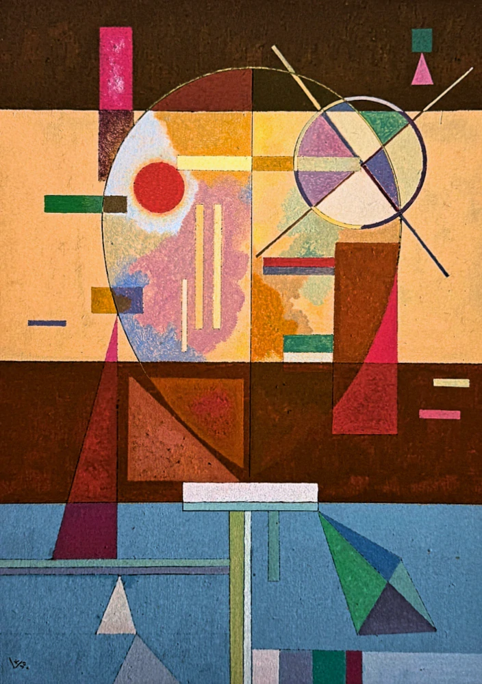 Wassily Kandinsky - Development In Brown -  x/300 - signováno, číslovaná edice, 50x65 cm