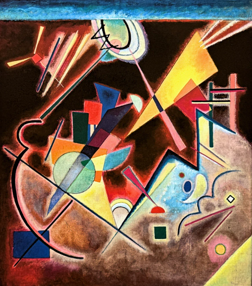 Wassily Kandinsky - Geometric Composition 5 - x/300 - signováno, číslovaná edice, 50x65 cm