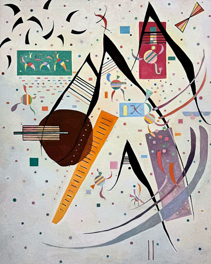 Wassily Kandinsky - Biomorphic Composition 2 - x/300 - signováno, číslovaná edice, 50x65 cm