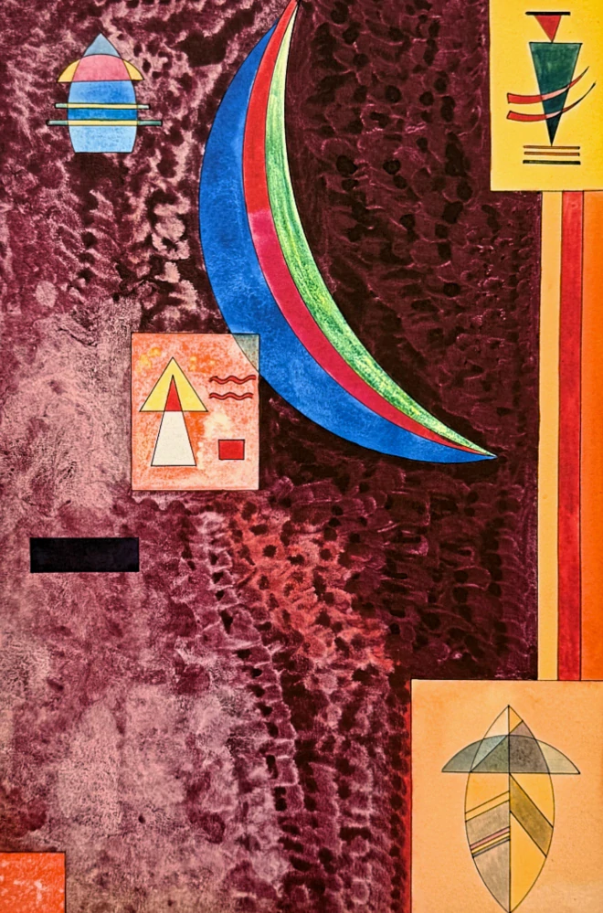 Wassily Kandinsky - Geometric Composition 7 - x/300 - signováno, číslovaná edice, 50x65 cm