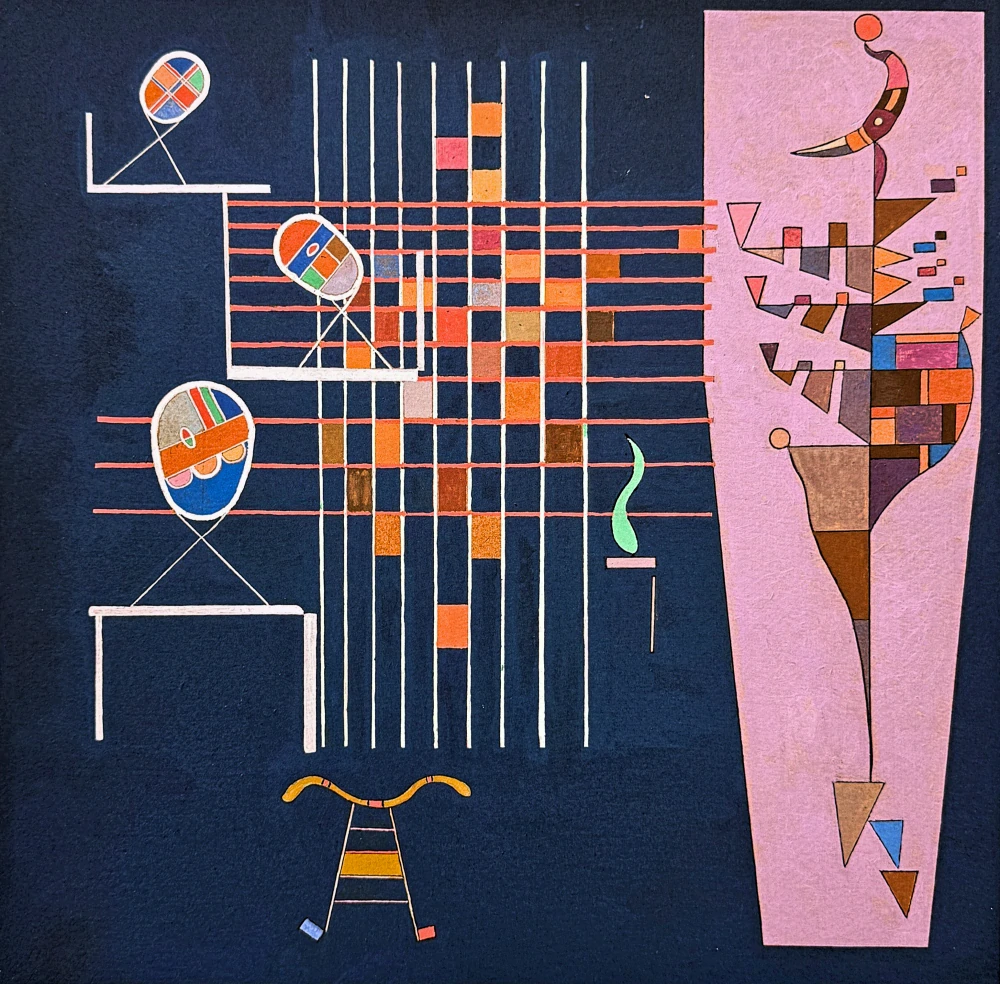 Wassily Kandinsky - Linear Composition 4 -  x/300 - signováno, číslovaná edice, 50x65 cm