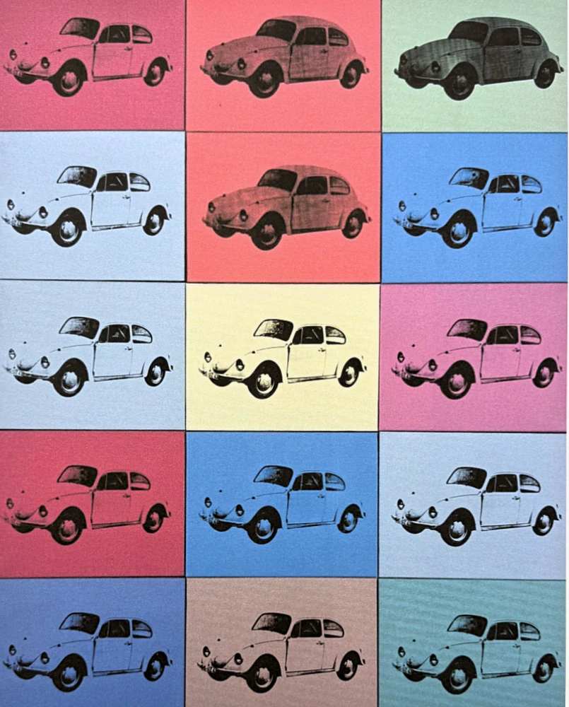 Andy Warhol - Volkswagen Beetle x/100 - edice Leo Castelli s certifikátem