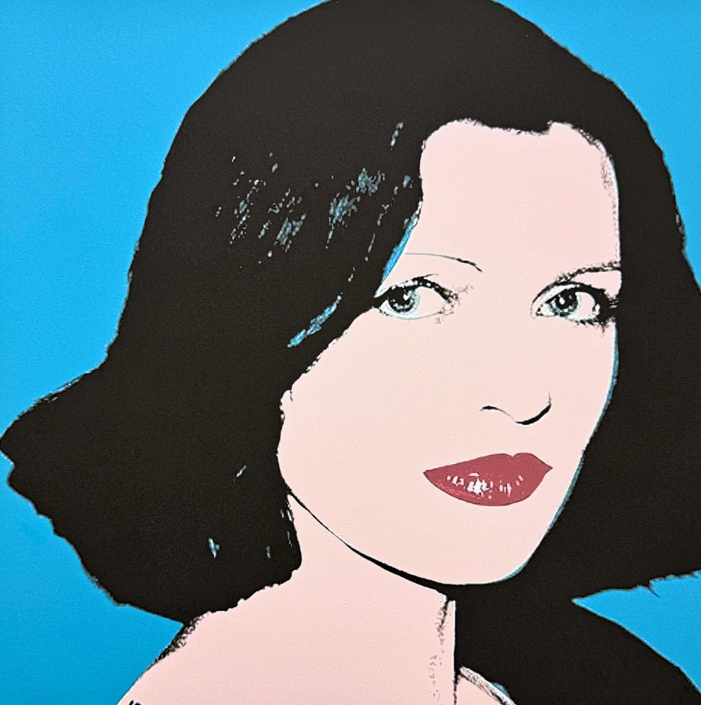 Andy Warhol - Female Portrait x/100 - edice Leo Castelli s certifikátem