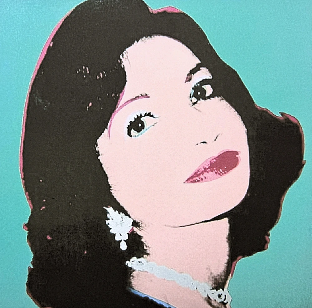 Andy Warhol - Female Portrait x/100 - edice Leo Castelli s certifikátem
