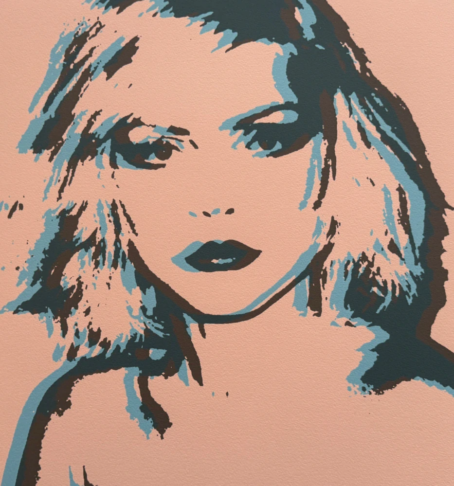 Andy Warhol - Debbie Harry portret x/2400 - 60x60 cm, limitovaná edice CMOA s certifikátem
