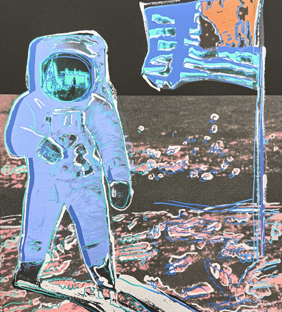 Andy Warhol - Moonwalk VI x/2400 - 60x60cm, limitovaná edice CMOA s certifikátem