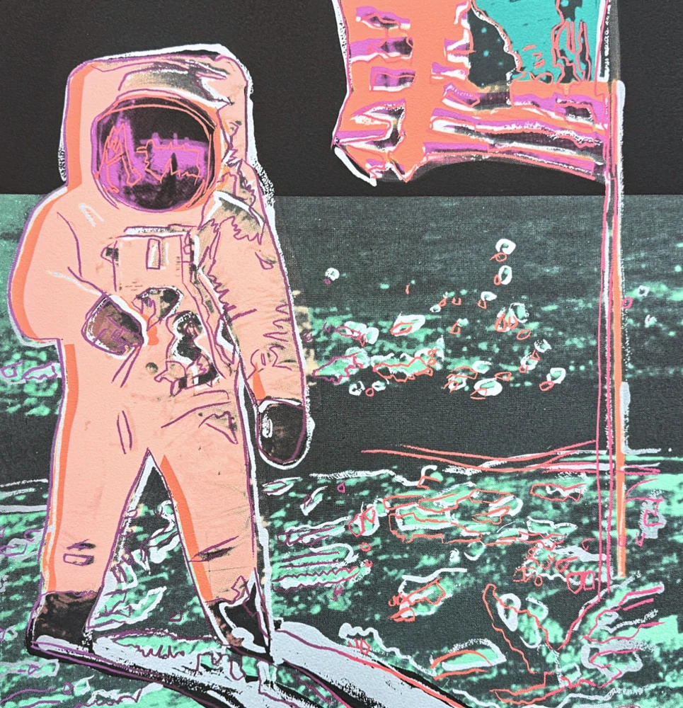 Andy Warhol - Moonwalk VII x/2400 - 60x60cm, limitovaná edice CMOA s certifikátem