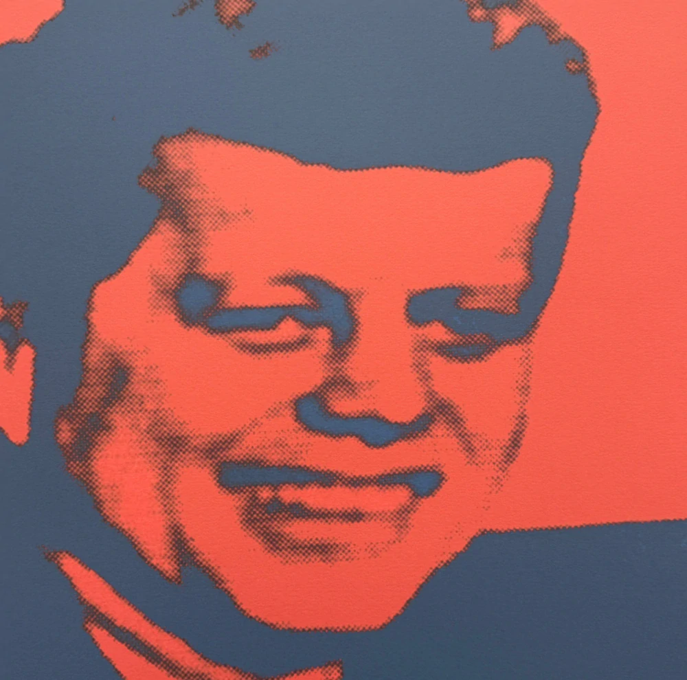Andy Warhol - John F Kennedy x/2400 - 60x60cm, limitovaná edice CMOA s certifikátem