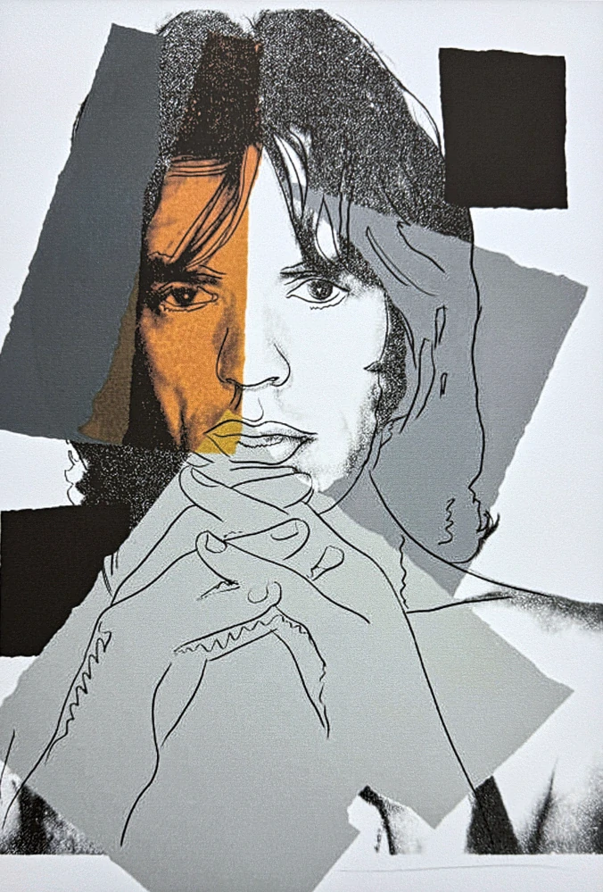 Andy Warhol - Mick Jagger I x/100 - edice Leo Castelli s certifikátem
