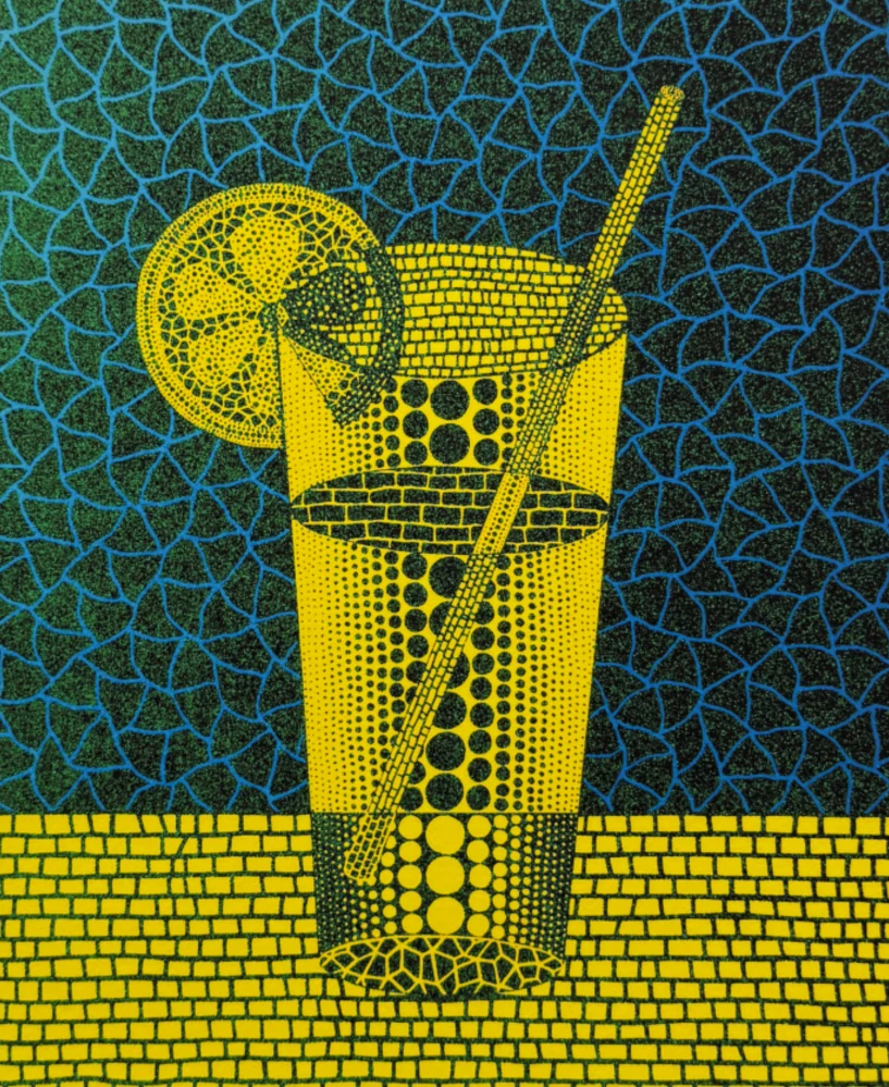 Yayoi Kusama - Lemon Squash x/500 - signováno, číslovaná edice, 50x65 cm