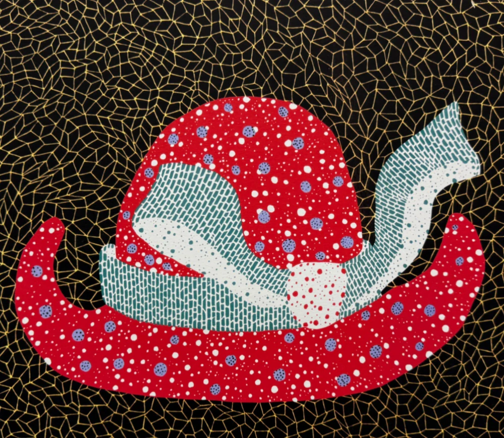 Yayoi Kusama - Snail x/500 - signováno, číslovaná edice, 65x50 cm