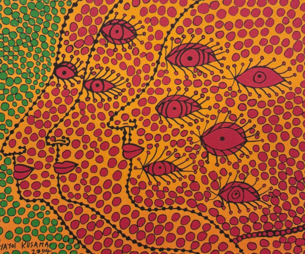 Yayoi Kusama - Love Forever IV x/500 - signováno, číslovaná edice, 50x65 cm