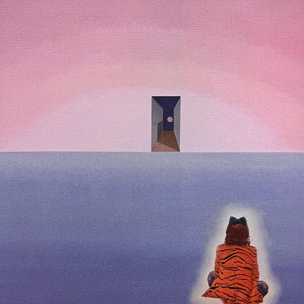 Salvador Dalí - Figure Facing a Door - signováno, limitovaná edice, 50x66cm