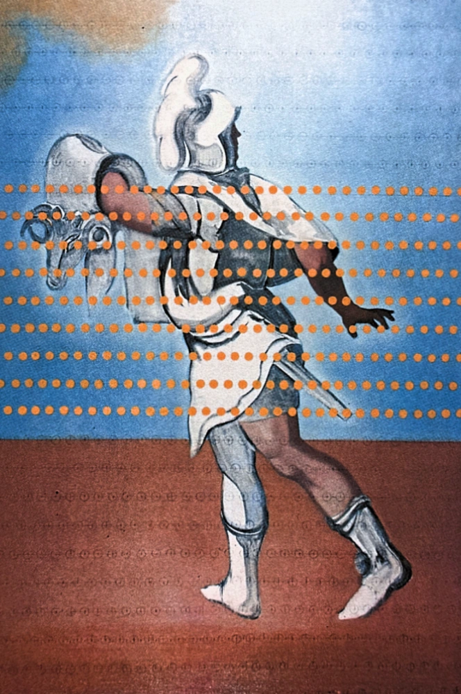 Salvador Dalí - Surrealist Knight on Horseback -  signováno, limitovaná edice, 50x66cm