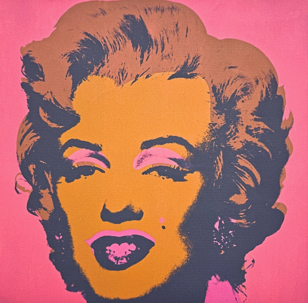 Andy Warhol - Marilyn Monroe sytě růžová x/100 - edice Leo Castelli s certifikátem
