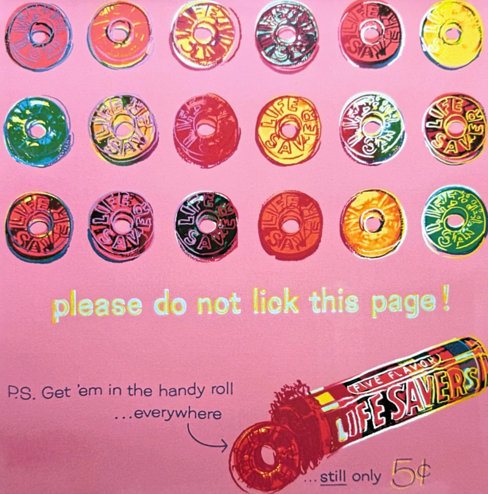 Andy Warhol - Life Saver x/100 - edice Leo Castelli s certifikátem