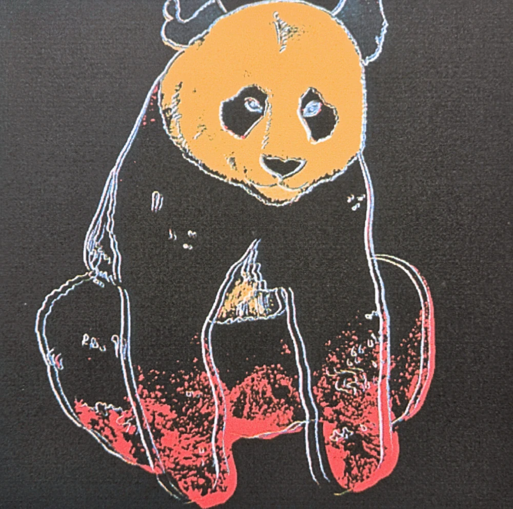 Andy Warhol - Giant panda II x/100 - edice Leo Castelli s certifikátem