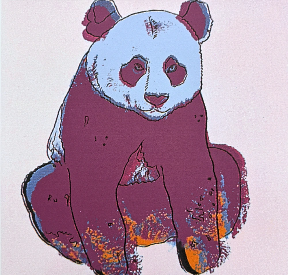 Andy Warhol - Giant Panda III x/100 - edice Leo Castelli s certifikátem