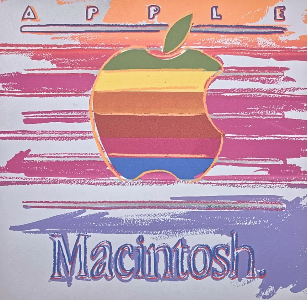 Andy Warhol - Apple duhový 15/100 - edice Leo Castelli s certifikátem