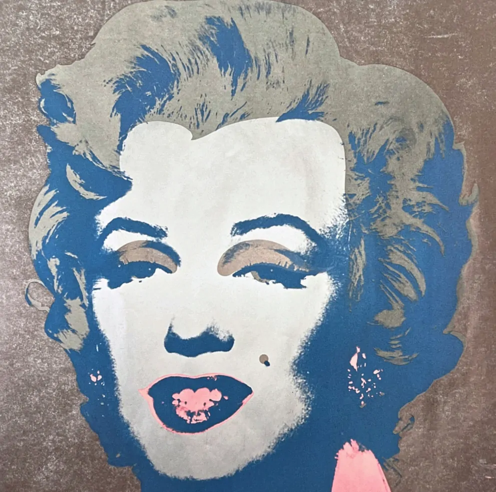 Andy Warhol - Marilyn Monroe hnědá x/100 - edice Leo Castelli s certifikátem