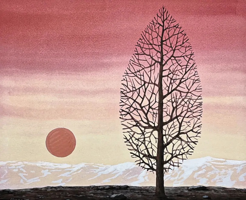 René Magritte -  La recherche de l'absolu 27/100 - limitovaná edice, 50x70cm