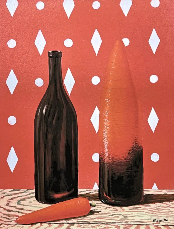 René Magritte - L'explication 50/100 - limitovaná edice, 50x70cm