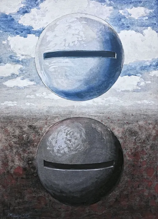 René Magritte - La lyre d'Héraclite 12/100 - limitovaná edice, 50x70cm