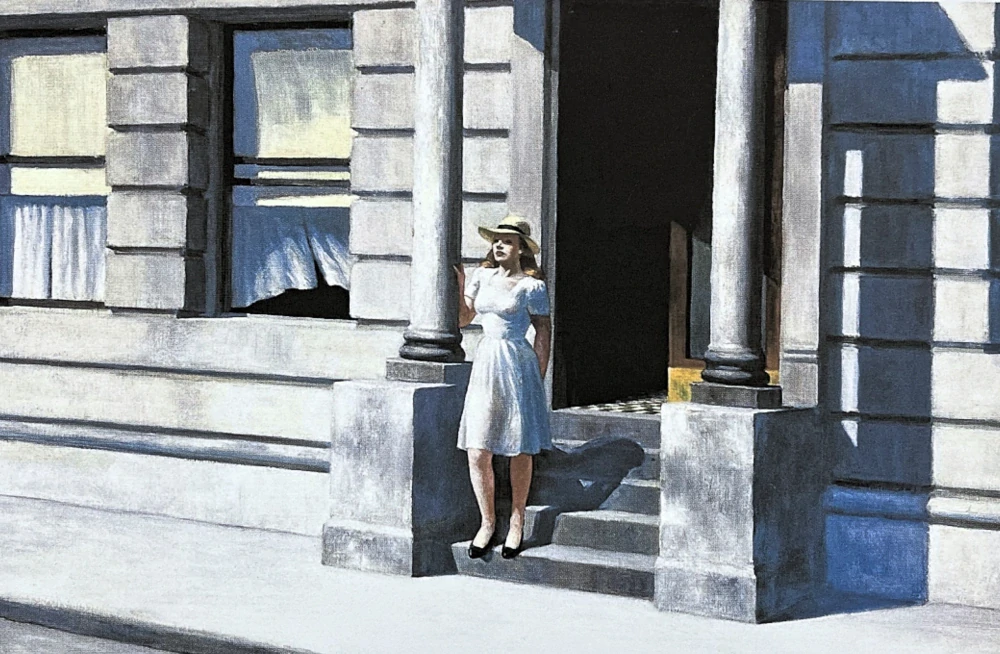 Edward Hopper - Summertime 10/150 - limitovaná edice, s certifikátem, 57x38 cm