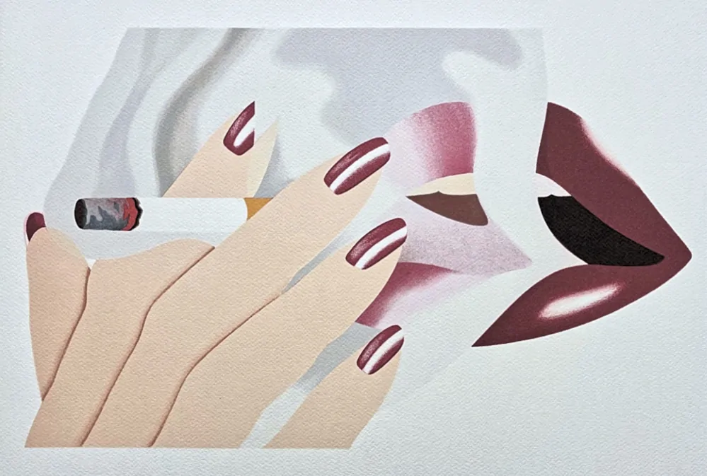 Tom Wesselmann - Smoker III - signováno, limitovaná edice 40/450