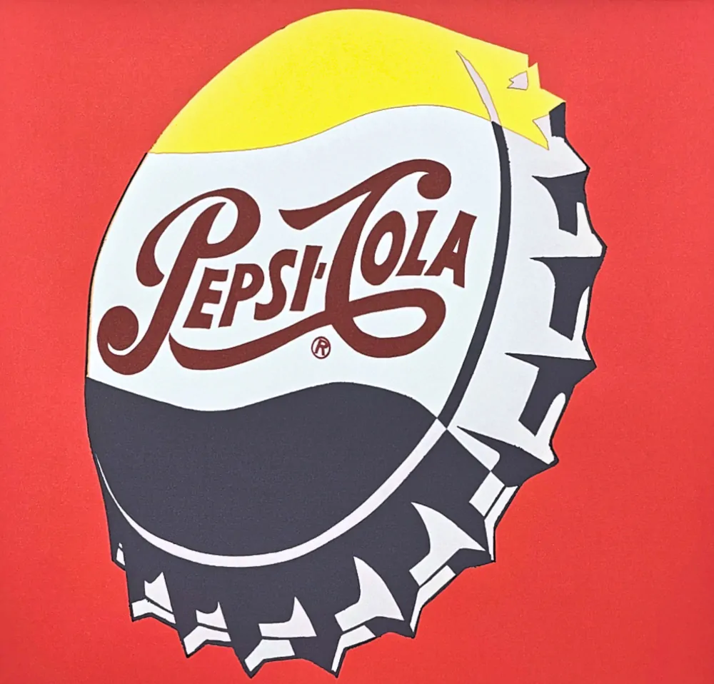 Andy Warhol - Pepsi-Cola červená x/100 - edice Leo Castelli s certifikátem