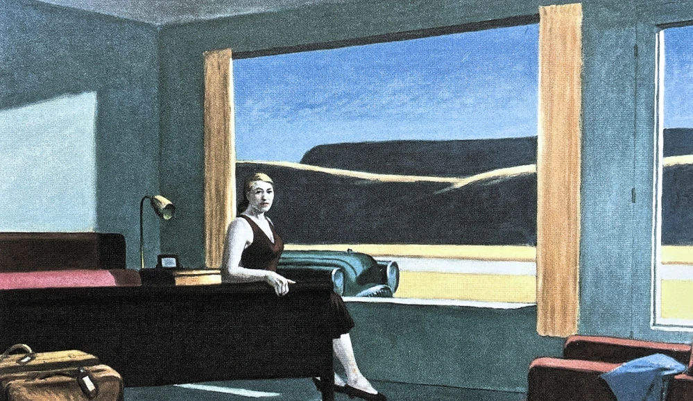 Edward Hopper - Western Motel 49/150 - limitovaná edice, s certifikátem, 57x38 cm