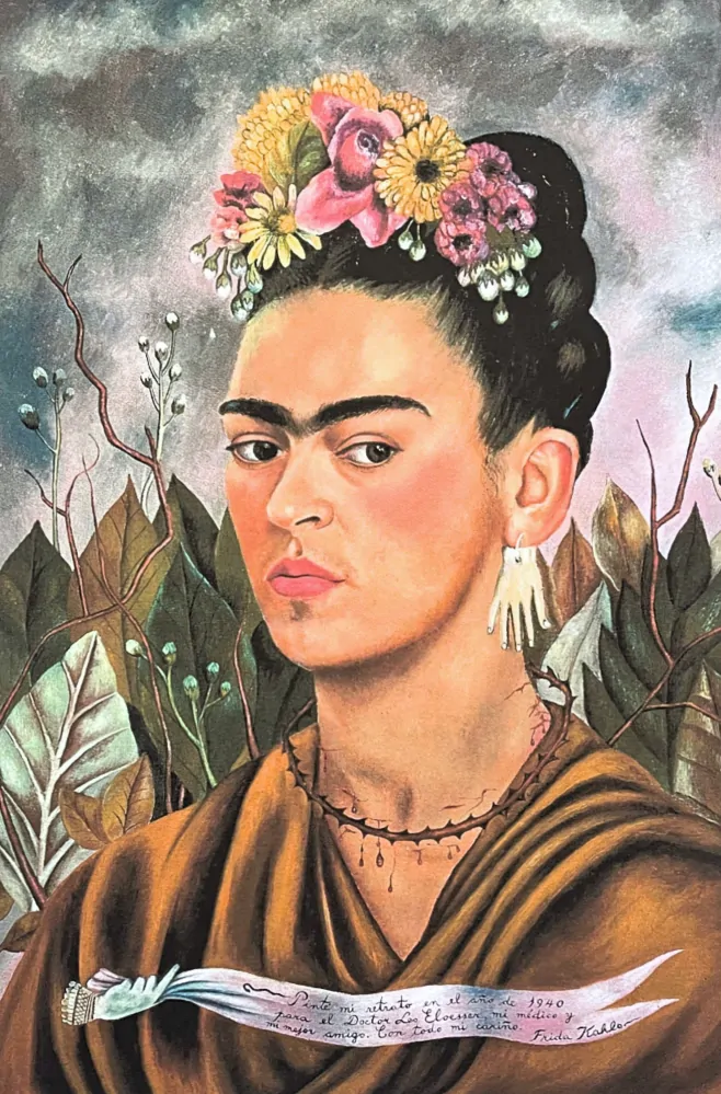 Frida Kahlo - Self Portrait Dedicated to Dr Eloesser x/250 - limitovaná edice s certifikací, 50x70cm