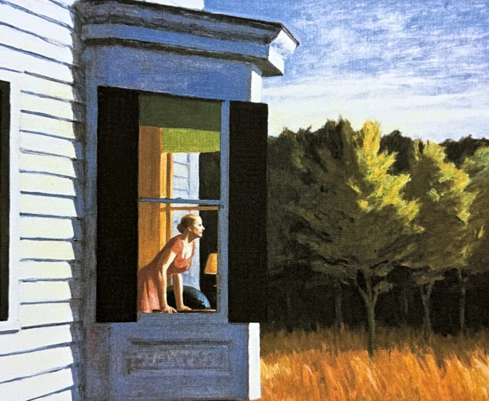 Edward Hopper - Cape Cod Morning 40/150 - limitovaná edice, s certifikátem, 38x57 cm