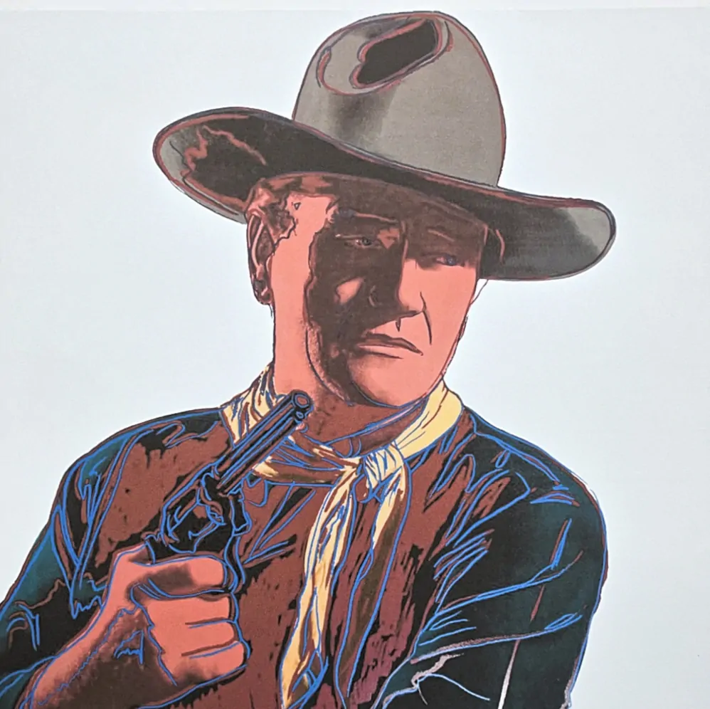 Andy Warhol - John Wayne x/100 - edice Leo Castelli s certifikátem