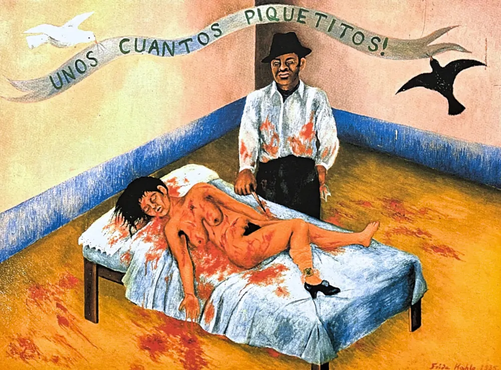 Frida Kahlo - Unos cuantos piquetitos 146/250 - limitovaná edice s certifikací, 50x70cm