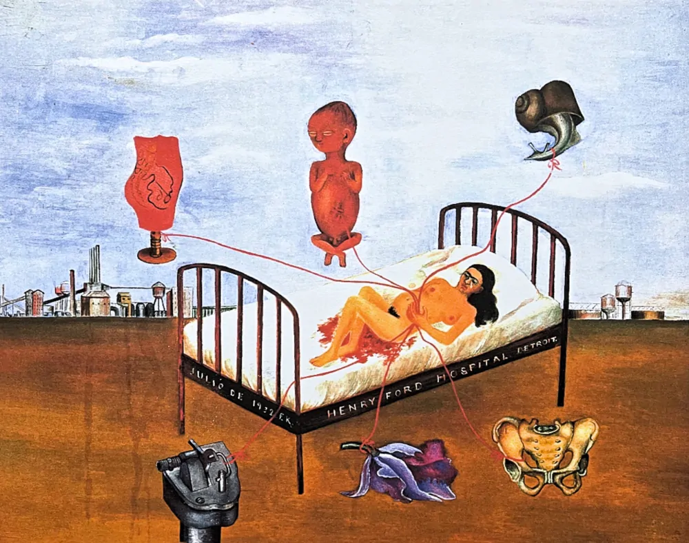 Frida Kahlo - Henry ford hospital 196/250 - limitovaná edice s certifikací, 50x70cm