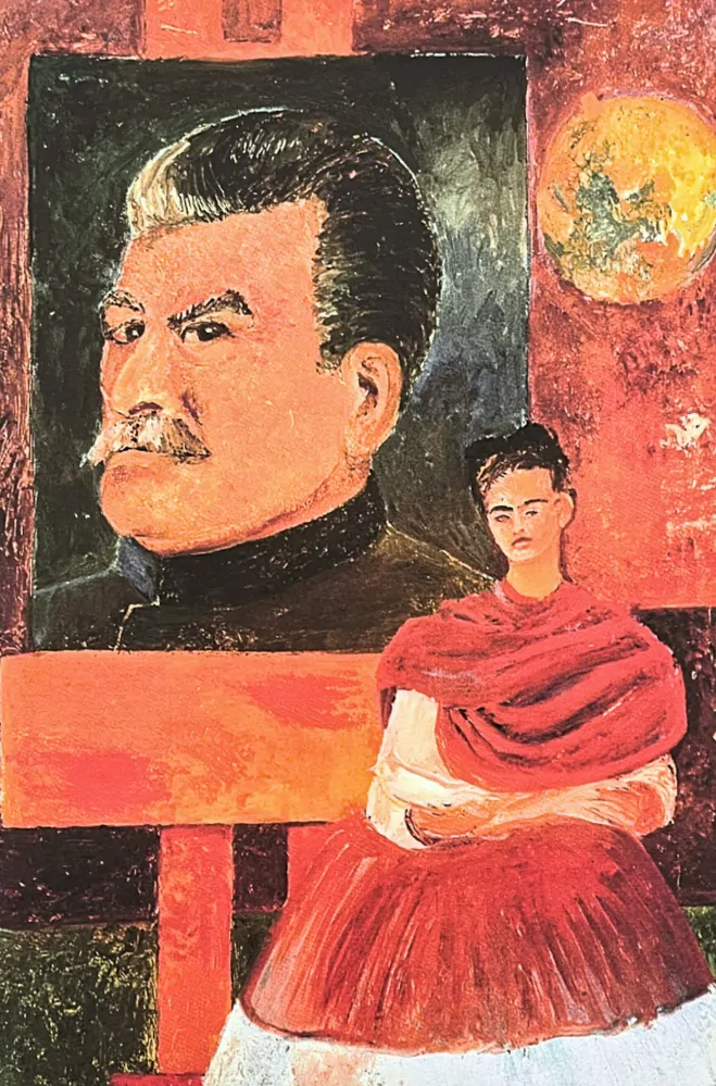 Frida Kahlo - Self Portrait with Stalin 5/250 - limitovaná edice s certifikací, 50x70cm