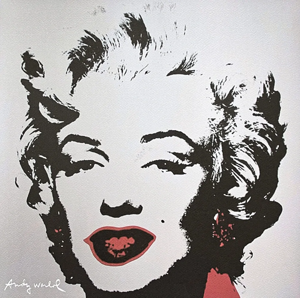 Andy Warhol - Marilyn Monroe světle šedá 139/500 - signováno, 50x50cm, limitovaná edice CMOA s certifikátem