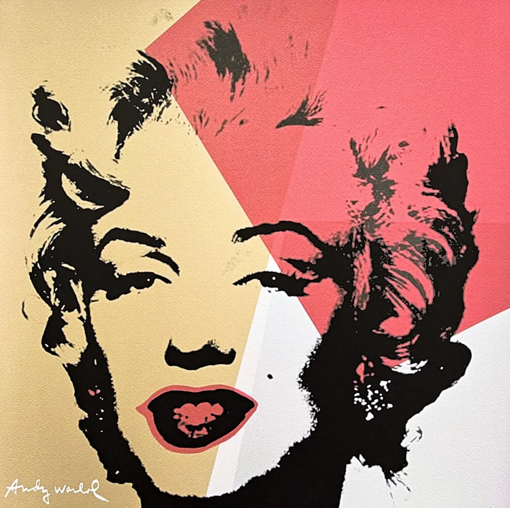 Andy Warhol - Marilyn Monroe ve dvou čtvercích 212/500 - signováno, 50x50cm, limitovaná edice CMOA s certifikátem