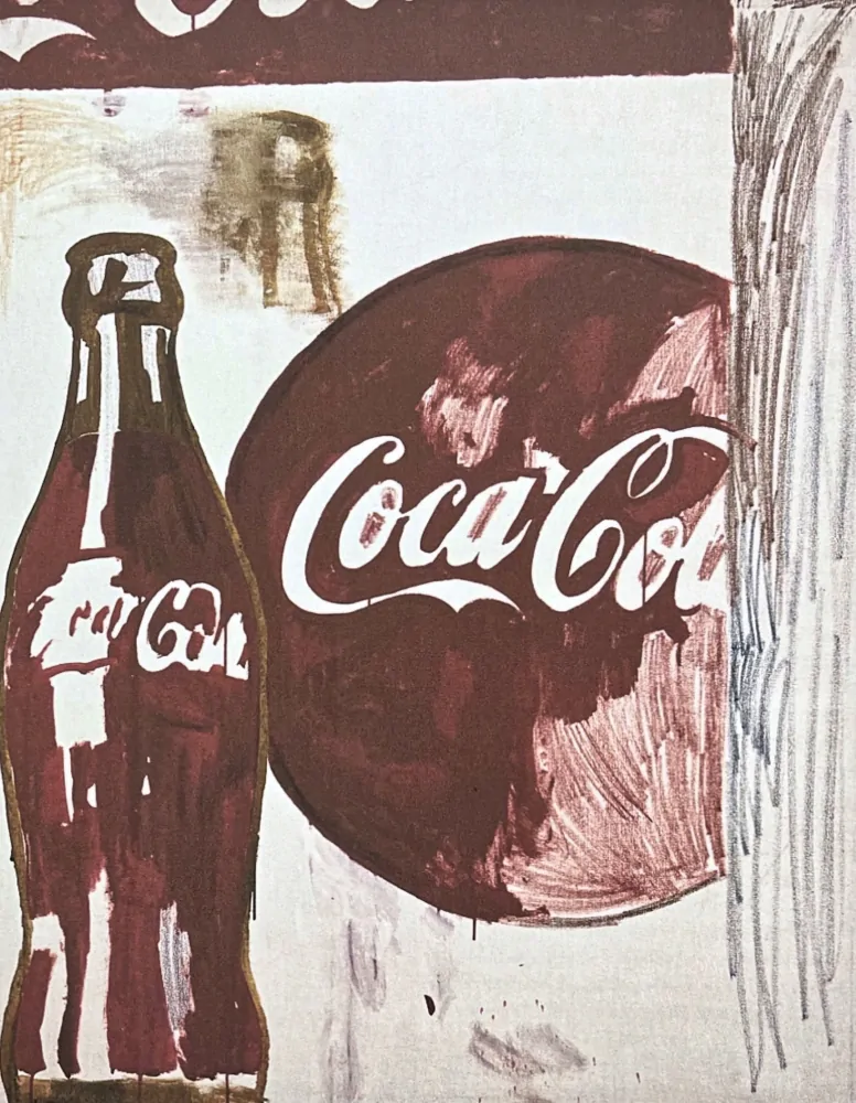 Andy Warhol - Coca-Cola hnědá retro 49/100 - edice Leo Castelli s certifikátem